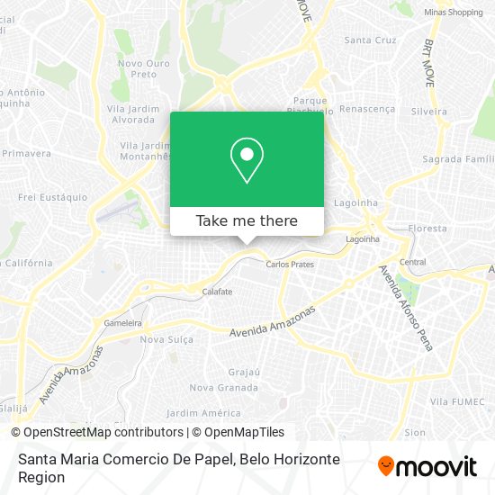 Santa Maria Comercio De Papel map