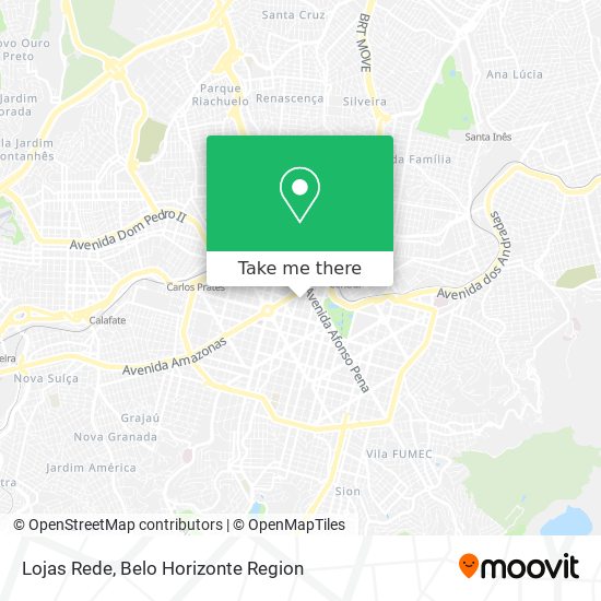 Lojas Rede map
