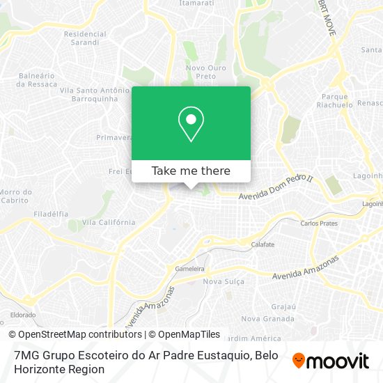7MG Grupo Escoteiro do Ar Padre Eustaquio map