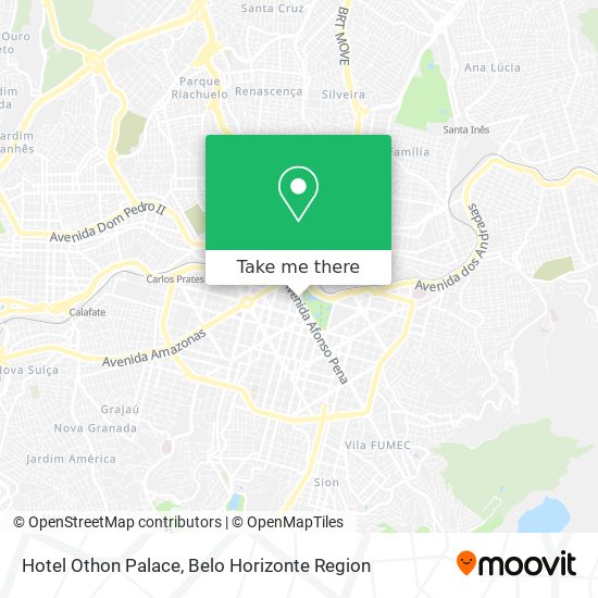 Mapa Hotel Othon Palace