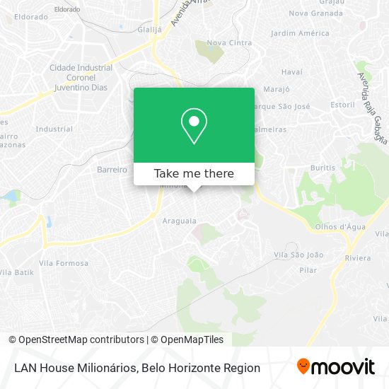 LAN House Milionários map