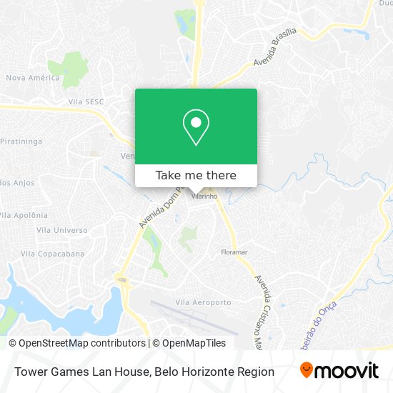 Tower Games Lan House map