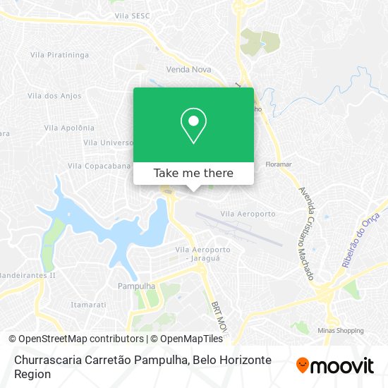 Churrascaria Carretão Pampulha map