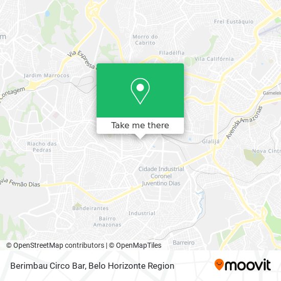 Mapa Berimbau Circo Bar