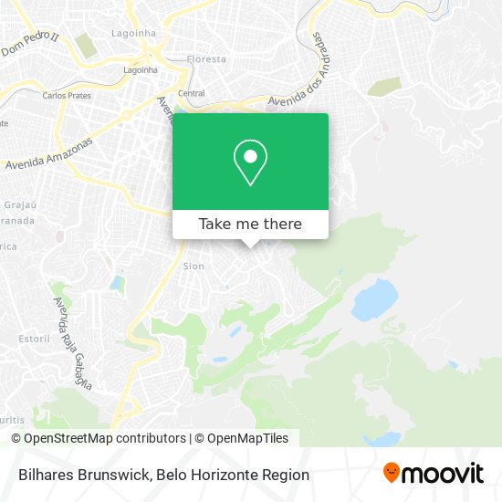 Bilhares Brunswick map