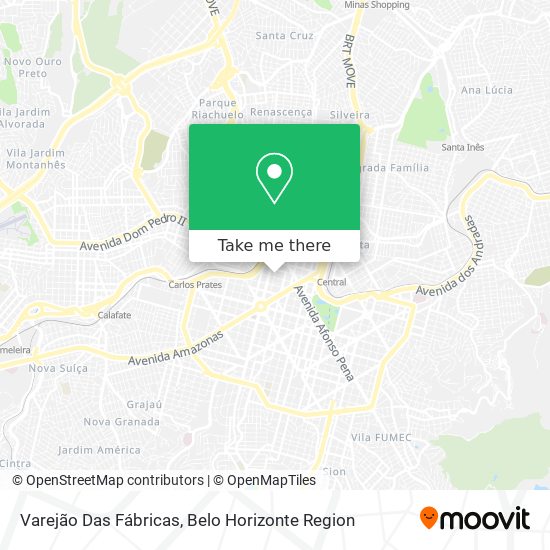 Varejão Das Fábricas map