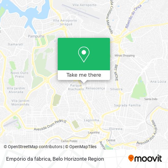 Empório da fábrica map