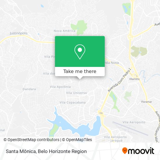 Santa Mônica map