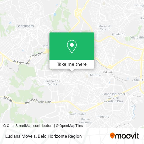 Luciana Móveis map