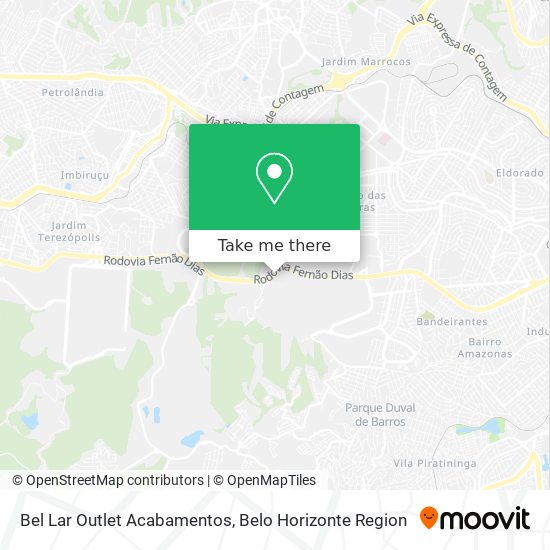 Bel Lar Outlet Acabamentos map