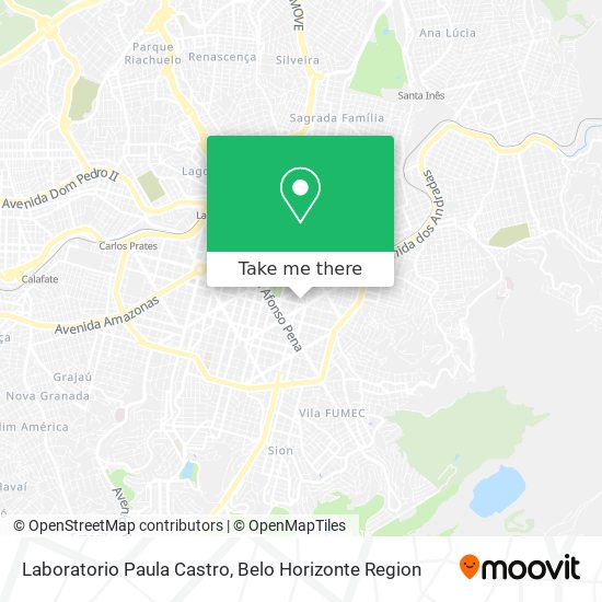 Laboratorio Paula Castro map