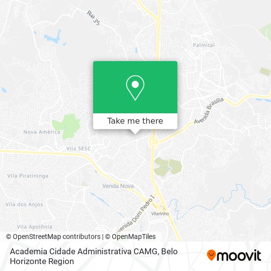 Academia Cidade Administrativa CAMG map