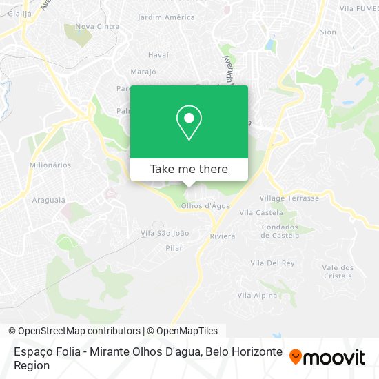 Espaço Folia - Mirante Olhos D'agua map