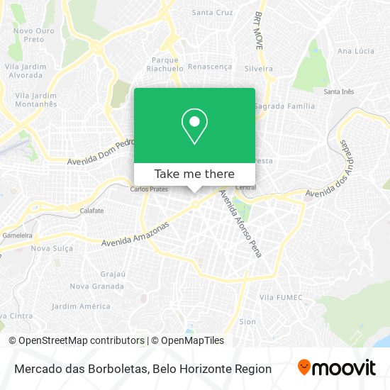 Mercado das Borboletas map