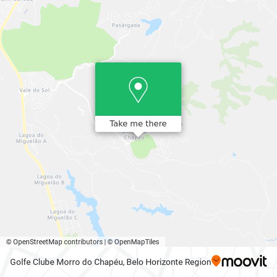Golfe Clube Morro do Chapéu map