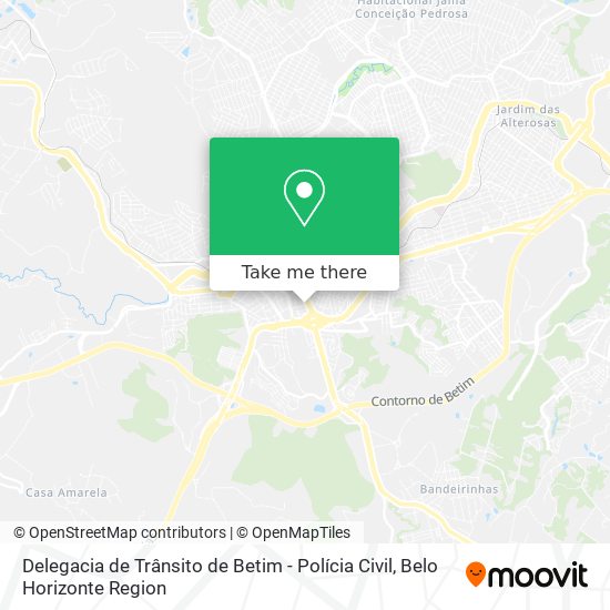 Delegacia de Trânsito de Betim - Polícia Civil map