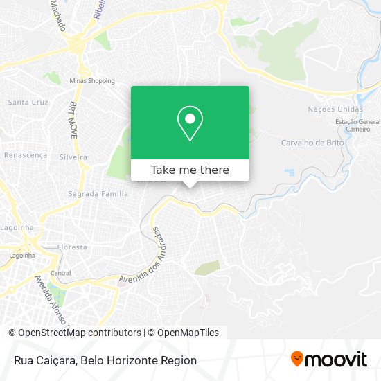 Rua Caiçara map