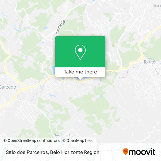 Sìtio dos Parceiros map