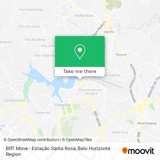 BRT Move - Estação Santa Rosa map