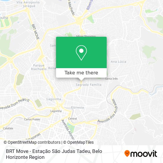 BRT Move - Estação São Judas Tadeu map