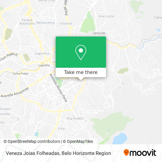 Veneza Joias Folheadas map