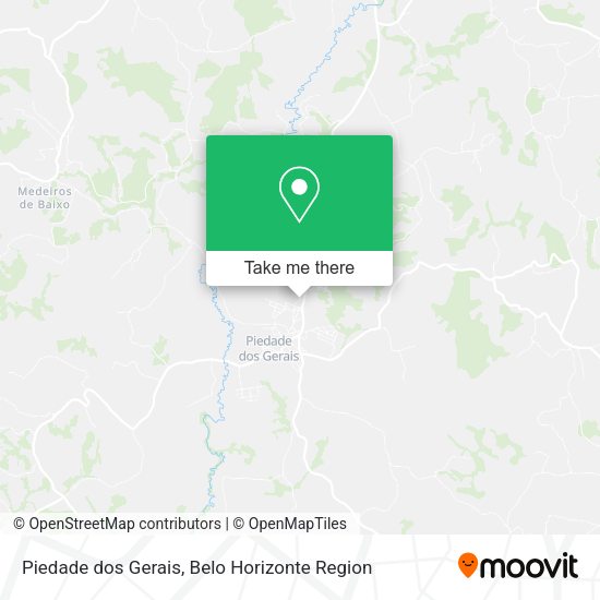 Piedade dos Gerais map