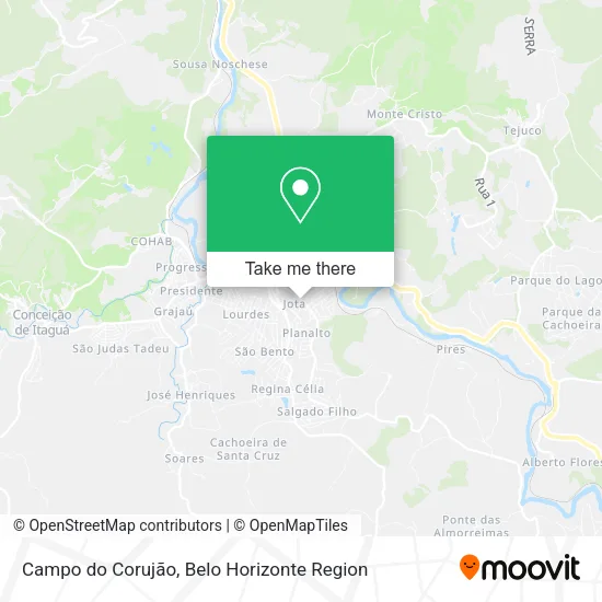 Mapa Campo do Corujão
