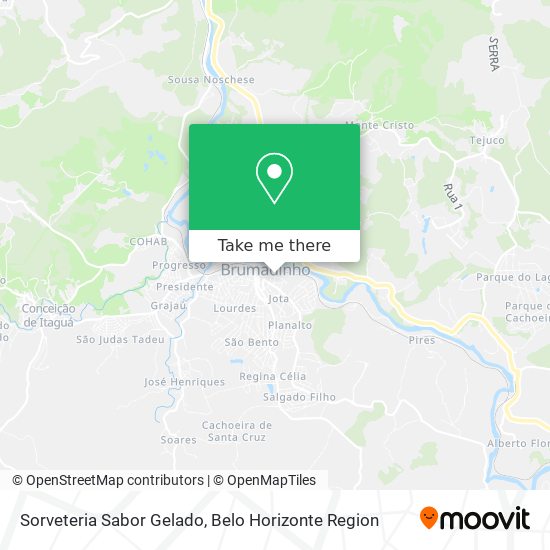 Sorveteria Sabor Gelado map
