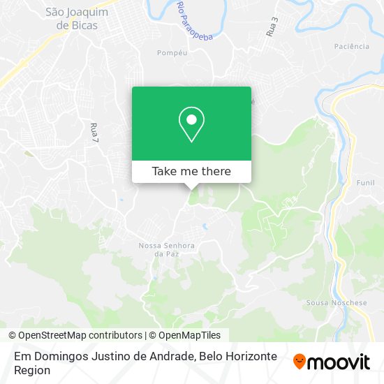 Em Domingos Justino de Andrade map