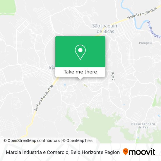 Marcia Industria e Comercio map