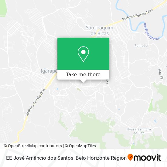 EE José Amâncio dos Santos map