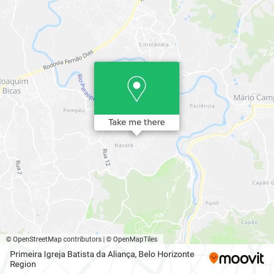 Primeira Igreja Batista da Aliança map