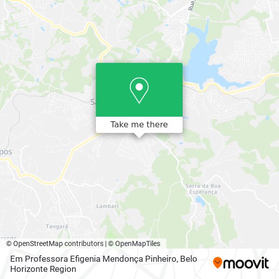 Em Professora Efigenia Mendonça Pinheiro map