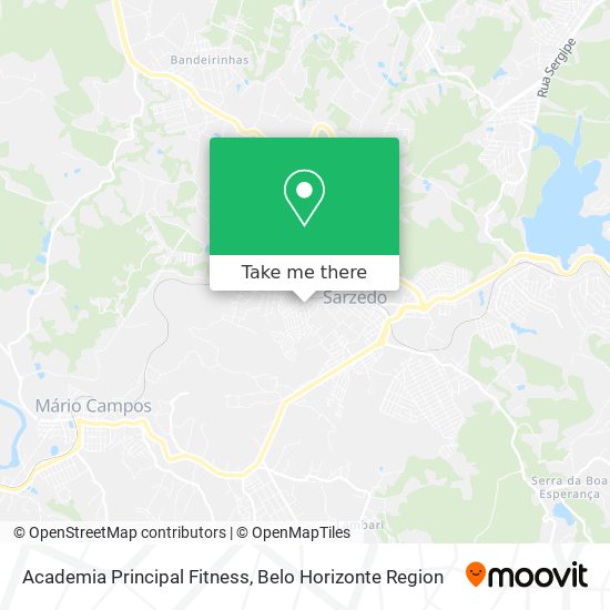 Academia Principal Fitness map