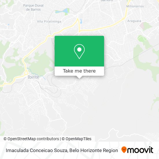 Imaculada Conceicao Souza map