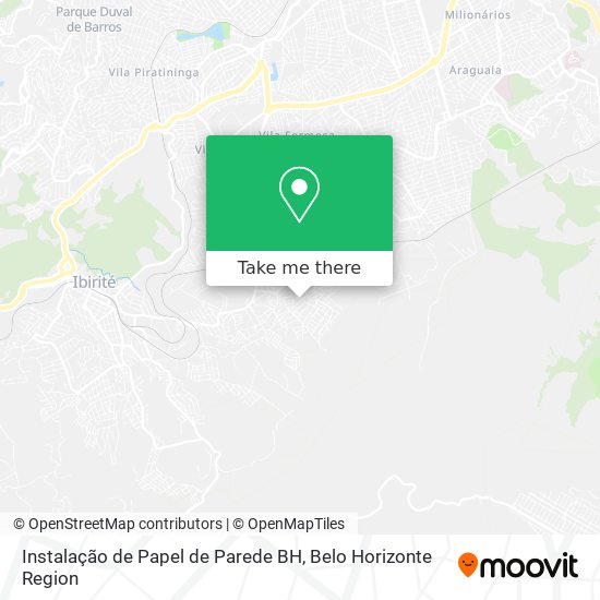 Instalação de Papel de Parede BH map