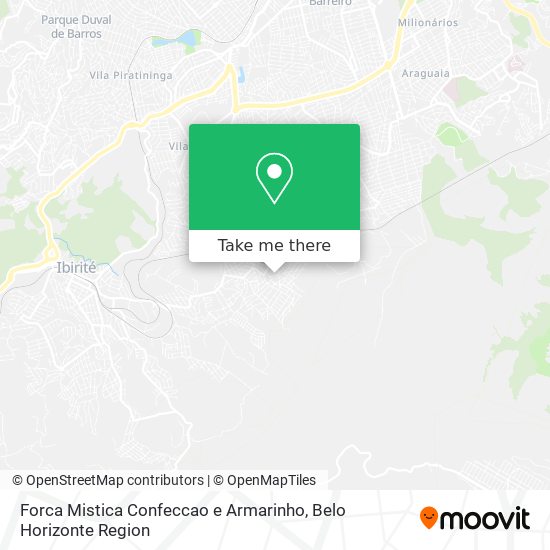 Forca Mistica Confeccao e Armarinho map