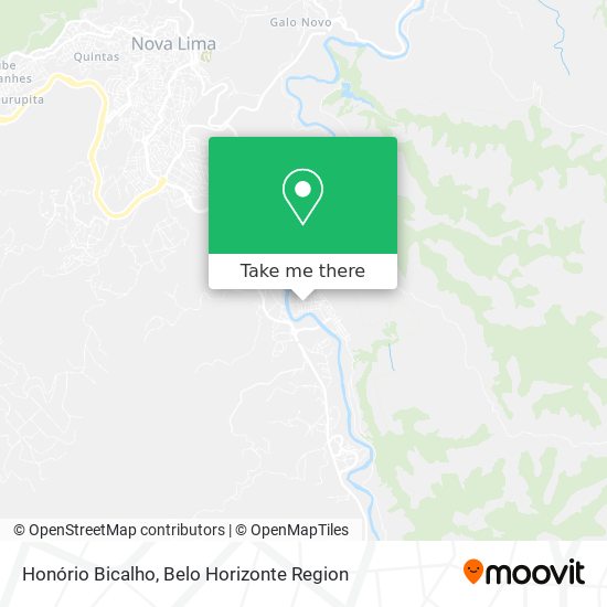 Honório Bicalho map