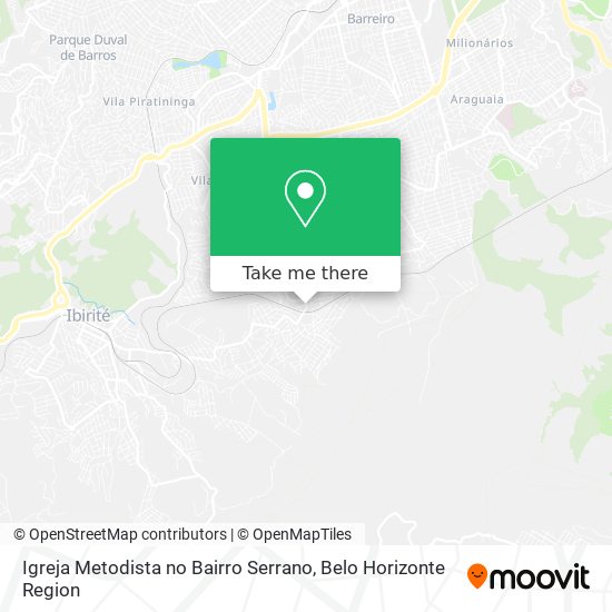Igreja Metodista no Bairro Serrano map