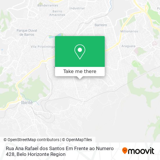 Mapa Rua Ana Rafael dos Santos Em Frente ao Numero 428