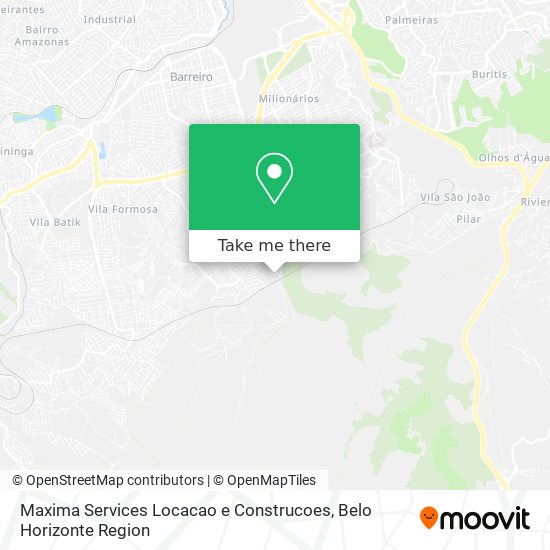 Maxima Services Locacao e Construcoes map
