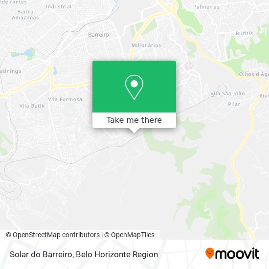 Solar do Barreiro map