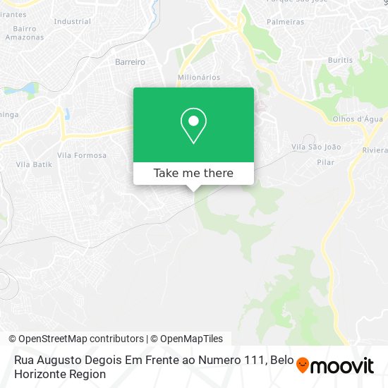 Rua Augusto Degois Em Frente ao Numero 111 map