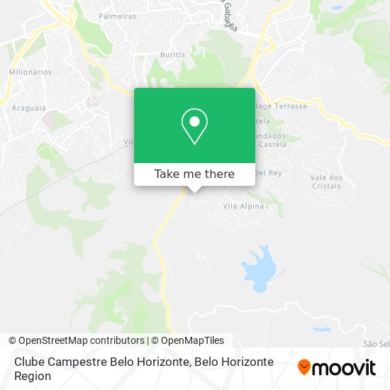 Clube Campestre Belo Horizonte map