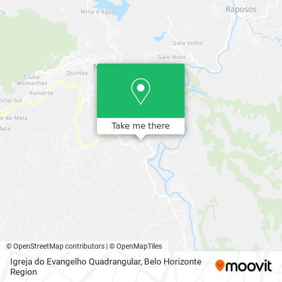 Igreja do Evangelho Quadrangular map