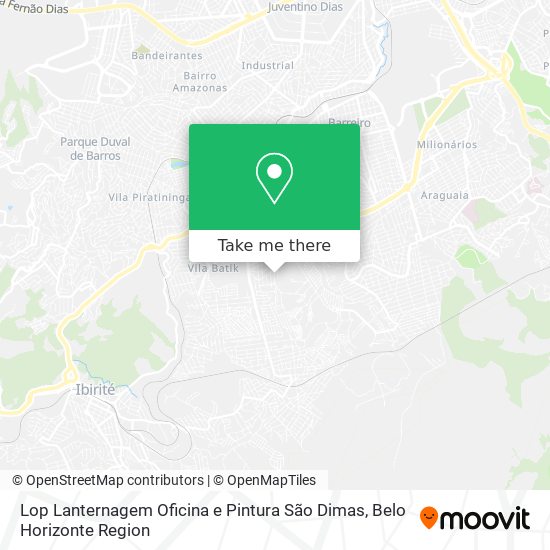 Lop Lanternagem Oficina e Pintura São Dimas map