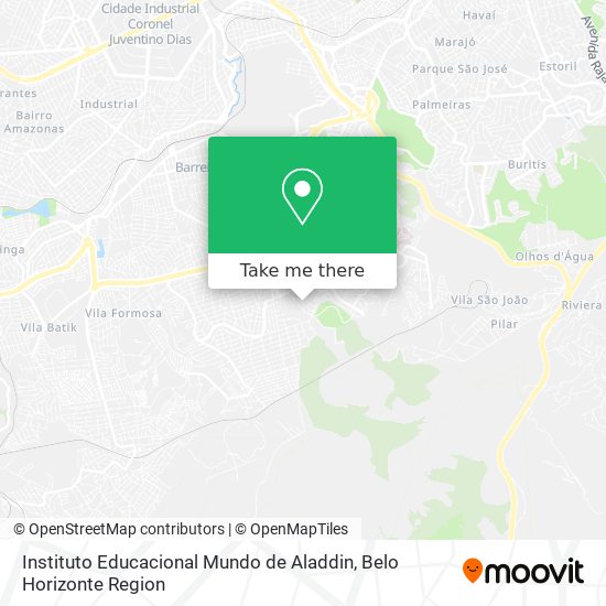 Instituto Educacional Mundo de Aladdin map