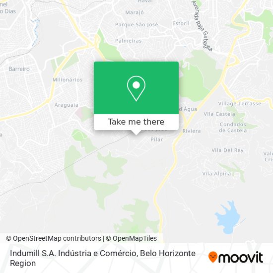 Indumill S.A. Indústria e Comércio map
