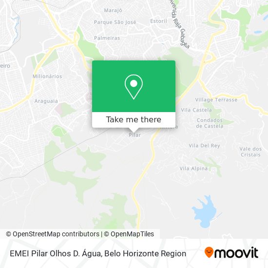 EMEI Pilar Olhos D. Água map