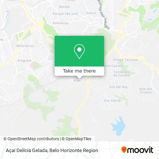 Açaí Delícia Gelada map